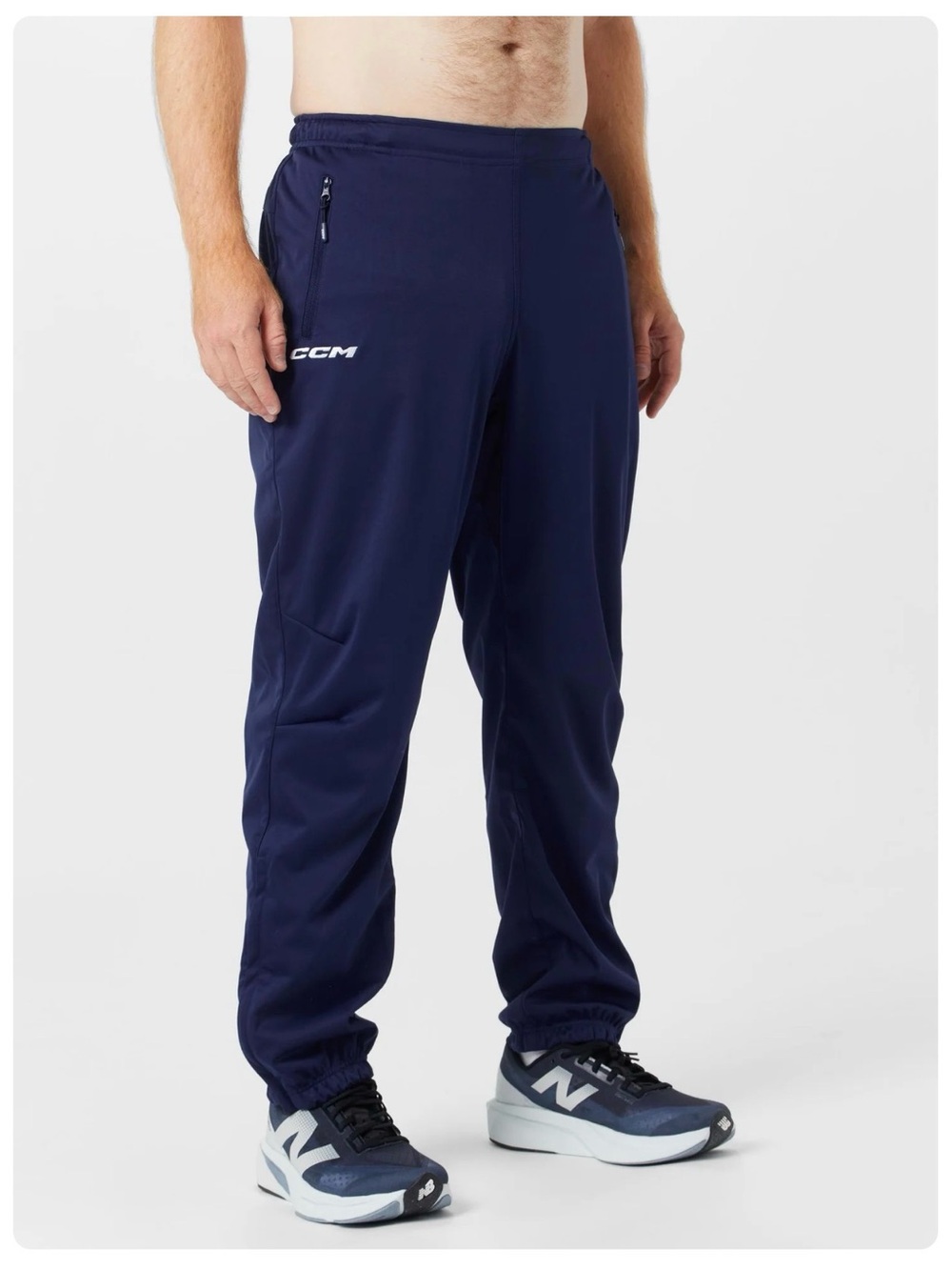CCM Men's Navy Jogger Suit Track Pants Men’s Medium